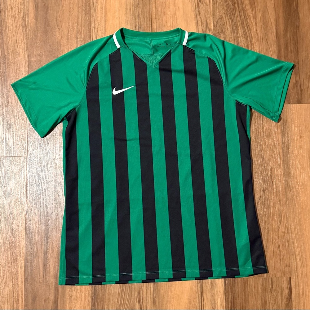Men’s Nike Green and Black Soccer Jersey- Size XL